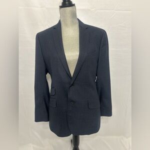 NWOT Banana Republic Men's Wool Single Breasted Blue Blazer Sz 40S